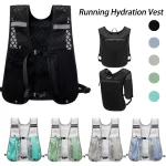 For Marathon trail Running Vest Lightweight Hiking Vest Backpack Reflective Hydration Water Bladderr (New)