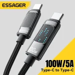 Essager 100W USB Type C To USB C Cable PD (New)