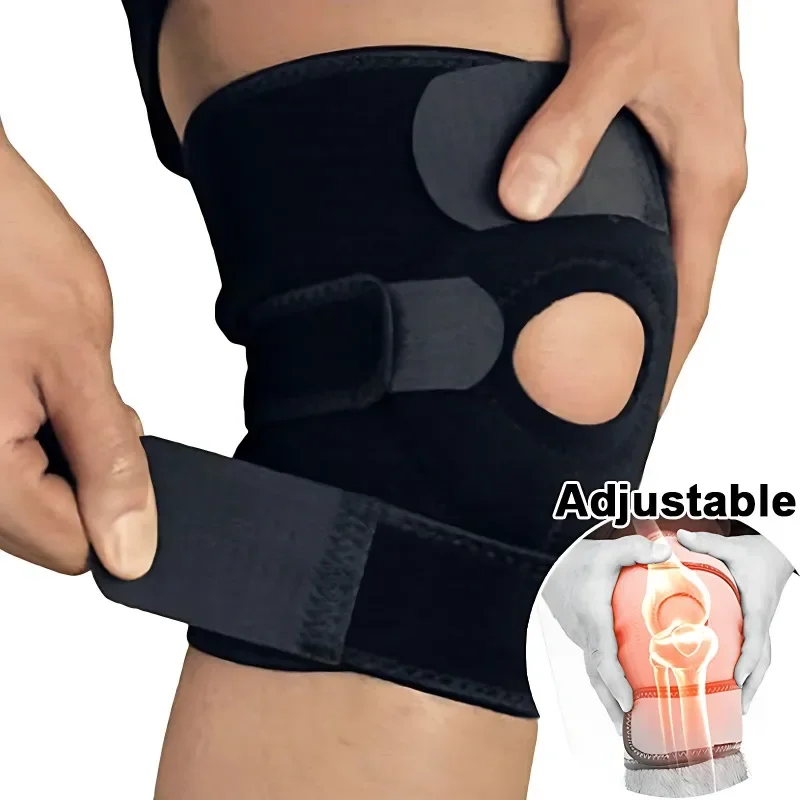 Sa29663784cf2410fb02b58d24170b07cY 1 Orthopedic Knee Pad Knee Brace Support Joint Pain Relif Patella Protector Adjustable (New) - Image 1