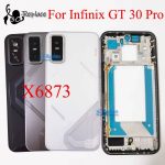 For Infinix GT 30 Pro X6873 Front Housing Chassis Plate Display Bezel Faceplate Middle Frame Front Frame Battery Cover Housing
