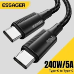 Essager 240W USB Type C To USB C Cable For (New)