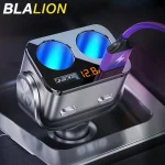 BLALION Car Cigar Jack Socket Adapter Auto Cigarette Lighter QC3.0 Fast Charger Dual (New)