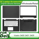 New Laptop Case For Dell Vostro 3400 3401 3405 V3400 V3401 V3405 LCD Back Cover Case Front Bezel Palmrest Bottom Base Case Black (New)
