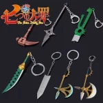 Seven Deadly Escanor Axe Opener Keychain Nanatsu No Taizai Divine Axe Rhitta Keyring (New)