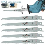 5 Reciprocating Jig Saw Blades Saber Saw Handsaw Multi Saw Blade For Cutting (New)