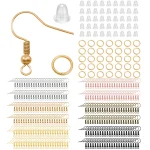 100 300 Lot Hypoallergenic Earring Hook Kit Mix color Ear Wires Fish Hooks Open Jump Rings (New)