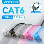 Vention CAT6A Ethernet Cable 10Gbps 90/360 Degree Rotation CAT 6A (New)