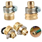 46085 Inch Garden Hose Repair Mender Kit Hose Connector With Stainless Steel Clamp (New)