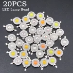 20  High Power LED Chip Lamp Bulb 2.1V 3.6V 110 120LM Bead Line Emitter (New)