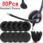 30-Sponge Headset Replacement Memory Foam Ear Pads 35/45/50/55/60mm for (New)