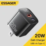 Essager 20W GaN PD USB C Charger iPhone 14 (New)