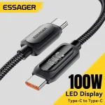 Essager 100W USB C To Type C Cable iphone (New)