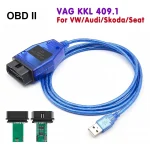 VAG KKL 409.1 With CH340T OBD 2 OBD2 Car Diagnostic vag com Interface (New)