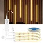Smart Penetrable Wood COB LED Strip Touch Sensor Light 320Leds m Warm Neutral White Parallel (New)