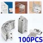 50 10 Angle Iron Board Table, Chair, Cabinet, Wardrobe, Fixed Connector, 90 degree Angle Iron (New)