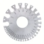 Round Wire Gauge, Stainless Steel Wire Thickness Measurer Tester Ruler Diameter Tool (New)