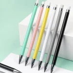 6  Set Eternal Pencil Unlimited Writing Pen Art Sketch Writing No Ink Pen (New)