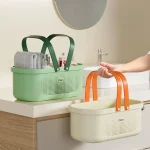 Plastic Storage Basket with Handle Portable Shower Caddy Tote Organizer Basket Bin for (New)