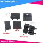 Battery Three AA box AA Square Battery Box AA Four Three Two Five (New)