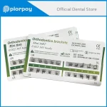 PIORPOY 20 Dental Orthodontic Brackets Braces Metal Split Mesh Base Mini Roth MBT (New)