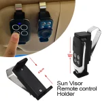 Car Sun Visor Clip Holder Gate Remote 46 65mm for Garage Door Control Car (New)