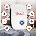 Ultrasonic Pest Repellent Plug In   Effective Indoor Insect Control For Mosquitoes, Mice, Spiders, (New)