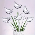 5 Packs Bird Shaped Self Watering Globes Perfect For Automatic Flower Watering And Home Garden (New)