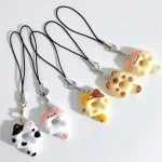 Cute Cartoon Cat Cookie Phone Charm Strap Kawaii Kitty (New)