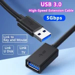 USB 3 USB Extension Male to Female High Speed 5Gbps Extension Data Cord (New)