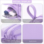 Large Pencil Case High Capacity Holder Box Storage Bag Desk Organizer Marker Pouch (New)