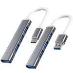 USB C HUB 3 Type C 3.1 4 Port Multi Splitter Adapter OTG (New)