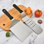 Kitchen Stainless Steel Scraper Cooking Spatula Barbecue Spatula Plate Barbecue Spatula Hamburger Spatula (New)