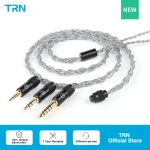 TRN Sea Serpent 4 core copper and silver mixed cable Upgradable Newly TRN (New)