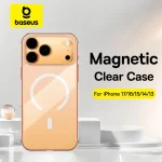Baseus Magnetic Case For iPhone 17 Pro Max 17 Air Wireless Charging For (New)