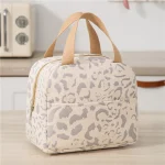 1 Pack of Ink Pattern Insulation Bag, Bento Bag, Lunch Box Bag, Outdoor (New)