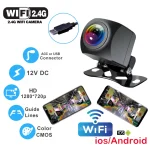 Car Rear View Camera Wifi HD 170 Degree Rear View Camera Wireless Waterproof (New)