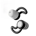 Silicone Noise Cancelling Earplugs Noise Filter Sleep Swimming Waterproof Three Layer Mute Earplugs (New)