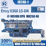 18748-1 HP X360 15-DR 15T-DR TPN-W142 Notebook Mainboard L63887-601 (New)