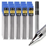 6-Mechanical Pencil Lead 0.3 0.5 0.7 0.9 1.3 2 (New)