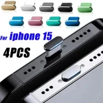 1/4Pcs Metal USB Type C Charging Port Dust Plug For (New)