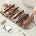 Detachable Cosmetic Bag Portable Large Capacity 4 in 1 Makeup Bags Portable Folding (New)
