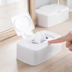 Wet Tissue Box Wipes Dispenser Portable Wipes Napkin Storage Box Holder Container (New)