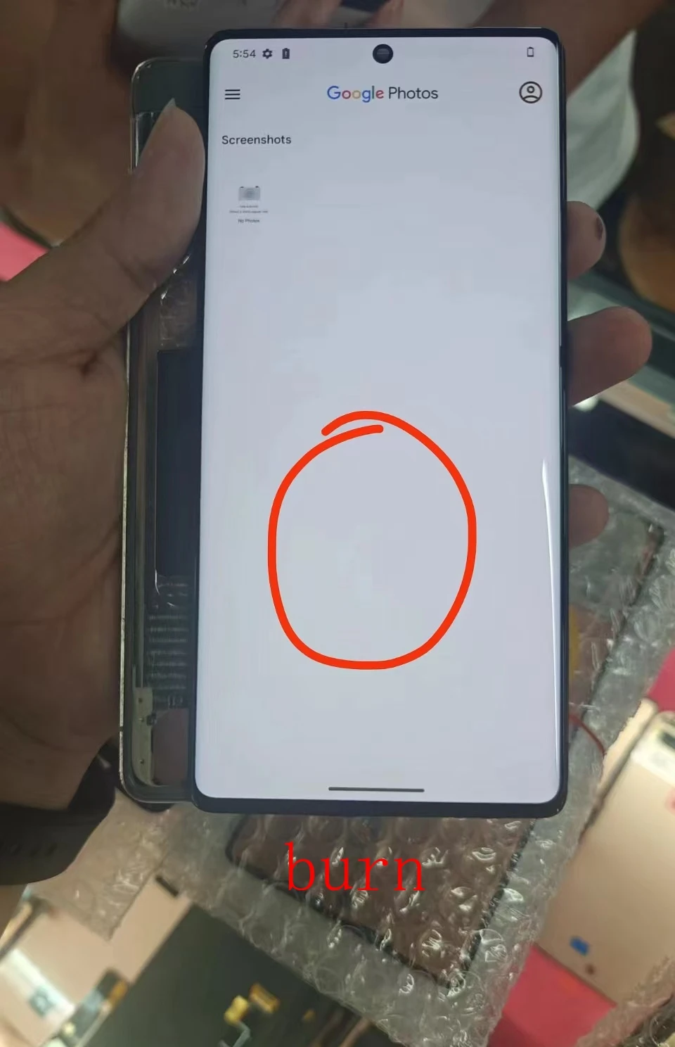 Sb013400c17d3430cac673e08e06134cfc Amoled burn scratchs Google Pixel 7pro Lcd Display Screen (New) - Image 1
