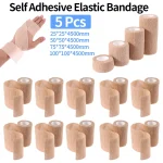 5  2.5 5 7.5 10cm Self Adhesive Elastic Bandage Cohesive Non woven Wraps Tape Disposable for (New)