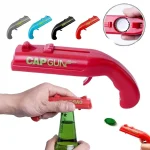 Cap Gun Beer Bottle Opener Portable Beverage Drinking Opening Gun Cap Launcher Kitchen (New)