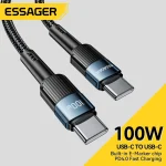 Essager 100W Type C to Type C Cable 60W PD (New)