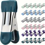30 Sealing Clip with Rubber Grip, Multipurpose Chip Clips for Laundry, Photos, Food (New)