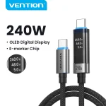 Vention PD240W USB C Cable Digital Display Type C Cable (New)