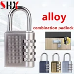 4 Digit Zinc Alloy Combination Lock Padlock Luggage Anti theft Weatherproof Security Outdoor Gym (New)