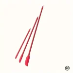 3 Piece Beechip Mini Silicone Spatula Set   Heat Resistant, Multiple Sizes for Jar, (New)